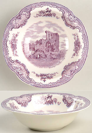 Old Britain Castles Lavender (Not Ribbed) Rim Cereal Bowl