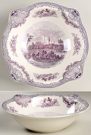 Old Britain Castles Lavender (Not Ribbed) 9" Round Vegetable Bowl