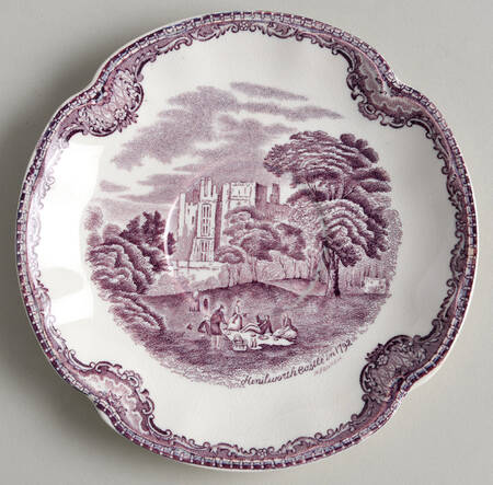 Old Britain Castles Lavender (Not Ribbed) Saucer