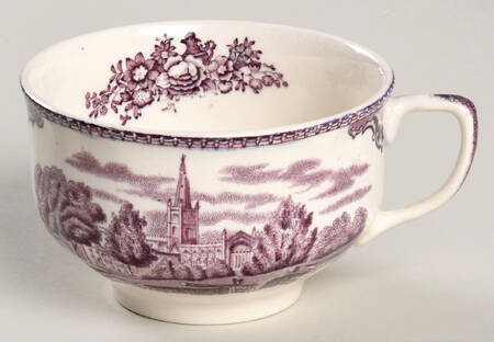 Old Britain Castles Lavender (Not Ribbed) Flat Cup