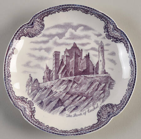 Old Britain Castles Lavender (Not Ribbed) Saucer for Cream Soup Bowl