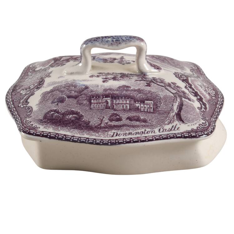 Old Britain Castles Lavender (Not Ribbed) Lid for Teapot