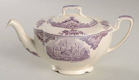 Old Britain Castles Lavender (Not Ribbed) Mini Teapot & Lid