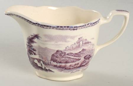 Old Britain Castles Lavender (Not Ribbed) Mini Creamer