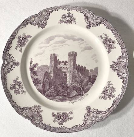 Old Britain Castles Lavender (Not Ribbed) 12" Chop Plate (Round Platter)
