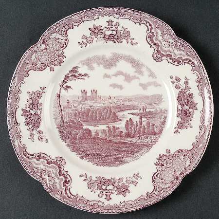Old Britain Castles Lavender (Not Ribbed) Dessert/Pie Plate