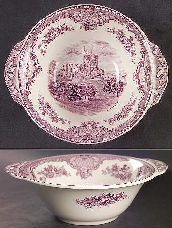 Old Britain Castles Lavender (Not Ribbed) Lugged Cereal Bowl
