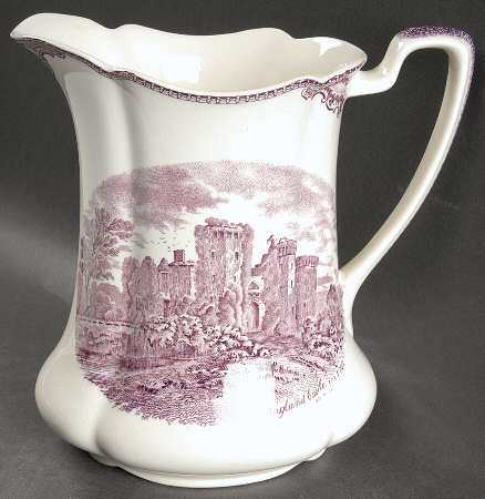 Old Britain Castles Lavender (Not Ribbed) 32 Oz Pitcher