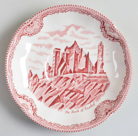 Old Britain Castles Pink (No Crown Made England) Saucer for Cream Soup Bowl