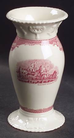 Old Britain Castles Pink (No Crown Made England) 4" Vase