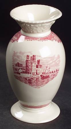 Old Britain Castles Pink (No Crown Made England) 4" Vase