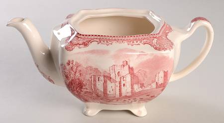 Old Britain Castles Pink (No Crown Made England) Mini Teapot No Lid