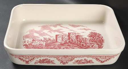 Old Britain Castles Pink (No Crown Made England) 13" Lasagna