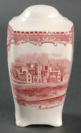 Old Britain Castles Pink (No Crown Made England) Salt Shaker
