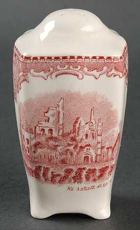 Old Britain Castles Pink (No Crown Made England) Pepper Shaker