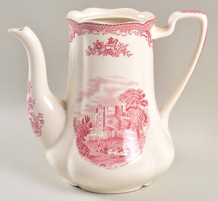 Old Britain Castles Pink (Crown Made In England) Mini Coffee Pot No Lid