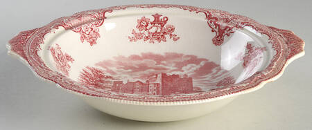 Old Britain Castles Pink (Crown Made In England) Round Vegetable No Lid
