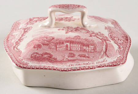Old Britain Castles Pink (Crown Made In England) Lid for Teapot