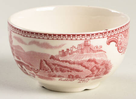 Old Britain Castles Pink (Crown Made In England) Mini Open Sugar Bowl