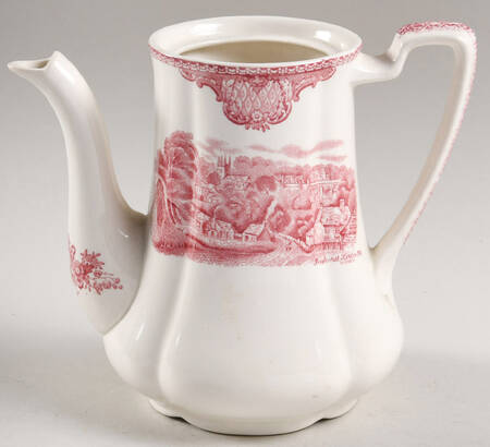Old Britain Castles Pink (Crown Made In England) Mini Coffee Pot No Lid