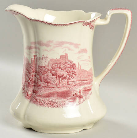 Old Britain Castles Pink (Crown Made In England) 48 Oz Pitcher