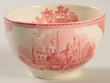 Old Britain Castles Pink (Crown Made In England) Mini Open Sugar Bowl
