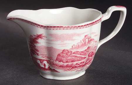 Old Britain Castles Pink (Crown Made In England) Creamer