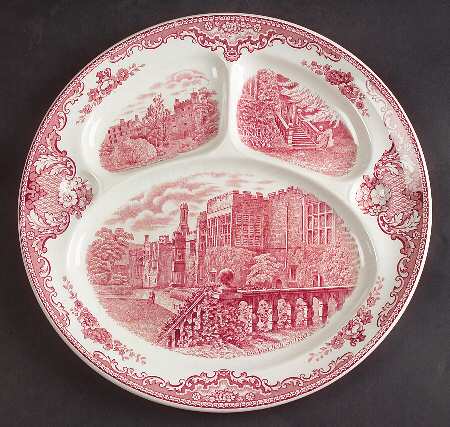 Old Britain Castles Pink (Crown Made In England) Grill Plate