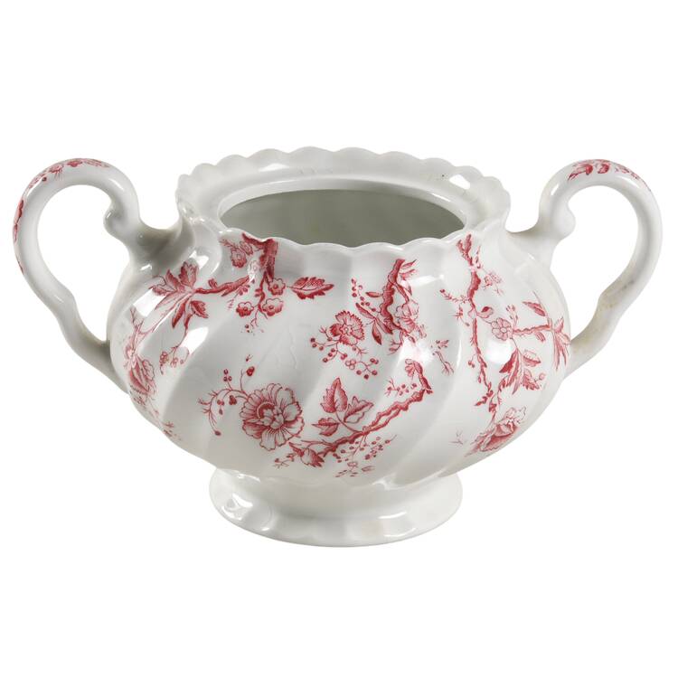Old Bradbury Pink Sugar Bowl No Lid