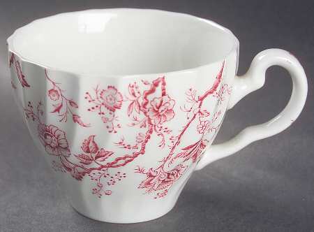 Old Bradbury Pink Flat Cup