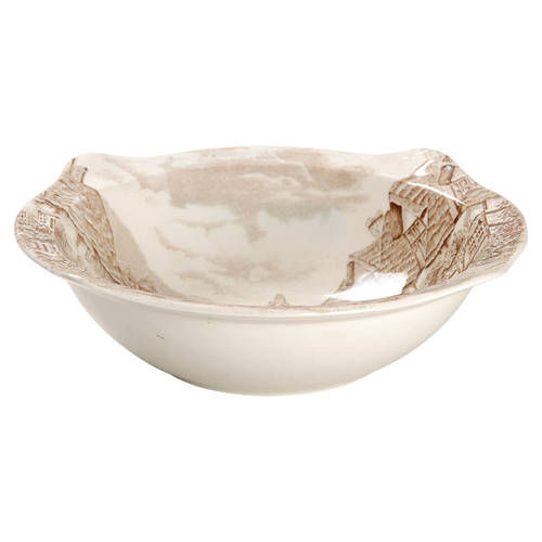 Olde English Countryside Brown Multicolor 8" Round Vegetable Bowl