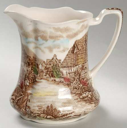 Olde English Countryside Brown Multicolor 16 Oz Pitcher