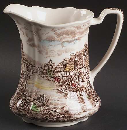 Olde English Countryside Brown Multicolor 32 Oz Pitcher