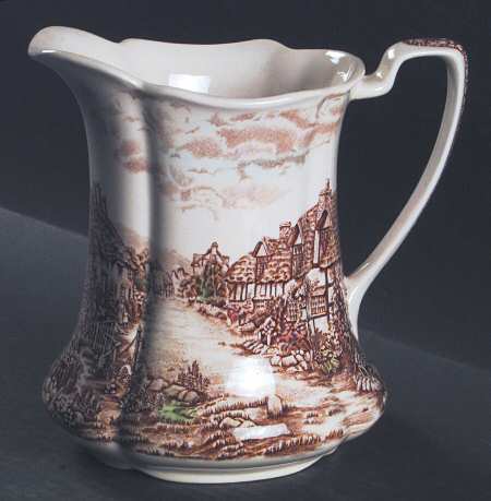 Olde English Countryside Brown Multicolor 48 Oz Pitcher