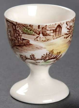 Olde English Countryside Brown Multicolor Single Egg Cup