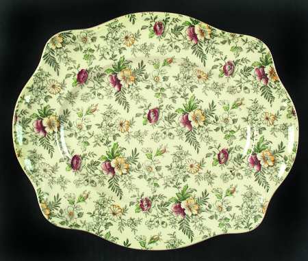 Old English Chintz Green Multicolor by Johnson Brothers