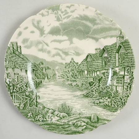 Olde English Countryside Green Salad Plate