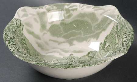 Olde English Countryside Green 8" Round Vegetable Bowl
