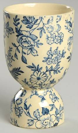 Old English Chintz Blue Double Egg Cup