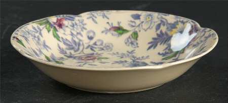 Old English Chintz Lavender Multicolor (Sovereign) Fruit/Dessert (Sauce) Bowl