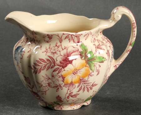 Old English Chintz Pink Multicolor Mini Creamer