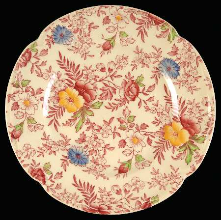 Old English Chintz Pink Multicolor Bread & Butter Plate