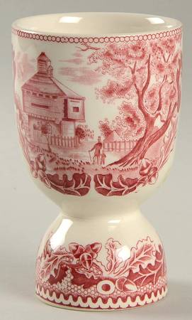 Olde English Countryside Pink Double Egg Cup