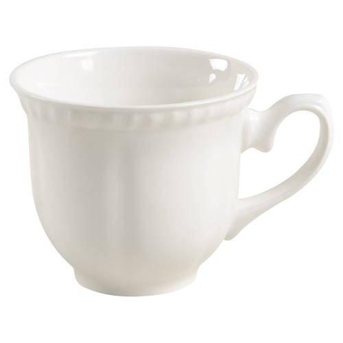 Old English White (Undecorated) Flat Cup