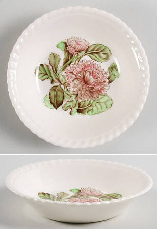 Old Flower Prints Fruit/Dessert (Sauce) Bowl