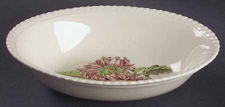 Old Flower Prints 9" Oval Vegetable Bowl