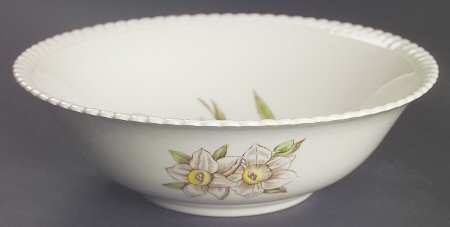 Old Flower Prints 8" Round Vegetable Bowl