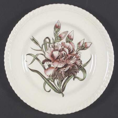 Old Flower Prints Salad Plate