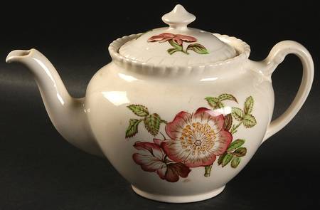 Old Flower Prints Mini Teapot & Lid