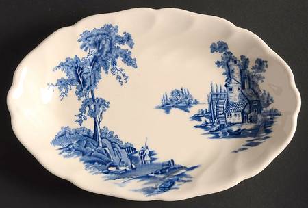 The Old Mill Blue Relish/Gravy Underplate
